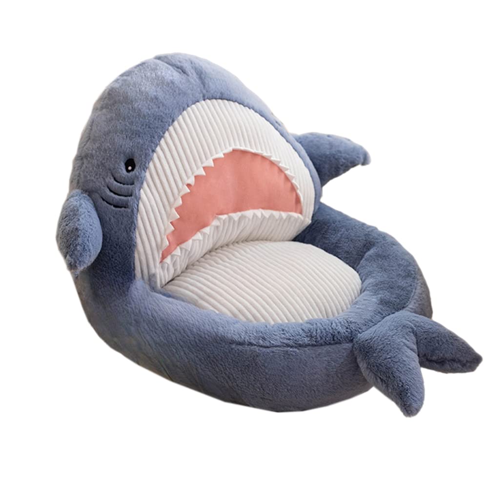 Amazon.co.jp: サメ 可愛い 柔らかい 座布団 60×60cm 折りたたみ